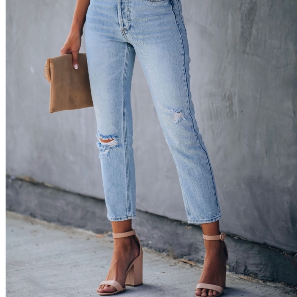 Brand New Kason distressed denim